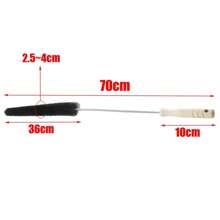 Cepillo de limpieza de radiador de 70cm/75cm, largo, delgado, plegable, cepillo de limpieza multiusos para lavadora - Negro - Ver 3