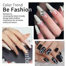 JR Jr 9pcs 15ml Colored Gel Nail Polish Set With Bow Knot Shaped Bottle And Cap, Soak Off Uv Led, Gift For Girls On Valentine'S Day