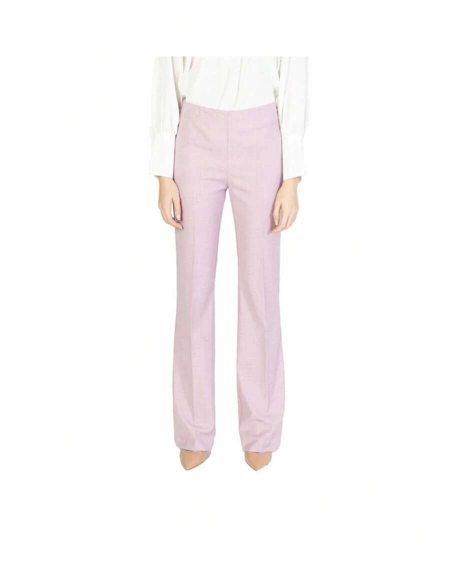 Pink Dress Pants Women Multicolor - 彩色 - 查看 1