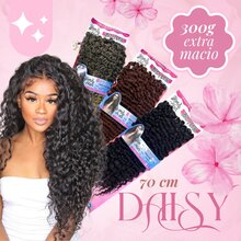 BELLAHAIR CABELO FIBRA PREMIUM DAISY CROCHET BRAIDS 70 CM 300 GRAMAS - Champanhe - Visão 2