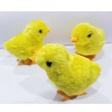 Pollito Pollo Cuerda Saltarín Juguete Mayoreo 10 Piezas - Amarillo - Ver 2