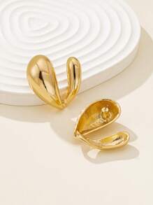 1 Paar luxuriöse europäisch-amerikanische übertriebene, feine, luxuriöse, elegante Ohrringe aus Zinklegierung in Herzform, geeignet für Partys, Geburtstage und verschiedene Anlässe, um Ihren Liebsten ein Geschenk zu machen