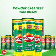 21 Oz. Comet Lemon Fresh Cleaner All Purpose Cleaning Powder 50% More Cleaning Power
