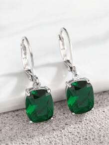 1 对经典方晶锆石耳坠，适合女士结婚纪念日订婚派对珠宝情人节礼物、妈妈、母亲、母亲节、礼物 - 1# - 查看 6