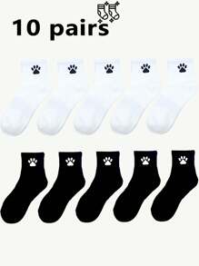 10 Pairs Men Compression Athletic Crew Socks Non Slip Design Running Cycling Hiking Sports Socks For Men