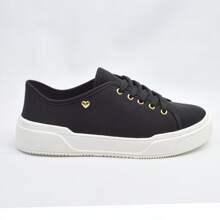 Women's Casual Retro Classic Original Adult Sneakers - Pret - Xem 3