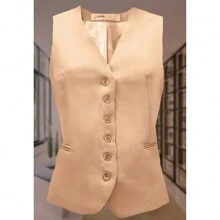 CHALECO INGLES ELEGANTE - Caqui - Ver 1