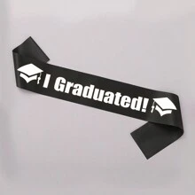 1 件 2025 届毕业绶带，“我毕业了”学校派对/庆典仪式配饰、摄影道具 - 彩色 - 查看 14