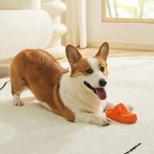 1pc Dog Chew Toy With Sound, Self-Entertainment Puzzle Feeder Ball, Biting Toy For Medium/Small Dogs Like Corgi, Pet Supplies
