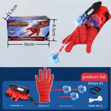 1set Spider Silk Launcher Toy,Spider Hero Gloves,Water Guns With Glove, Hero Water Gun Launcher,Superhero Spider Web Wrist Shooter Set,Hero Weapon,Interactive Toy,Cosplay Toy,Creative Toy,Birthday Day Gift,Party Gift,Perfect Gift,Halloween & Christmas Gifts