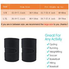 Pair Of Thigh Trimmer Trainer Belt Outdoor Running Gym Exercise Legging Shapers Women/Men Hot Neoprene Thigh Sauna Sweat Wraps Adjustable Thigh Support For Weight Loss Gym Accessories