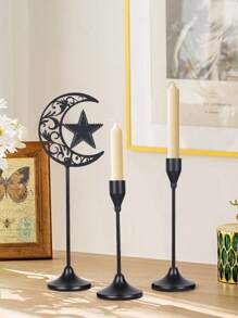 1 pezzo/2 pezzi/3 pezzi Semplice, creativa, in metallo e ferro battuto, decorazione romantica per cena a lume di candela, per matrimoni, casa, interno, camera da letto, scrivania, adatto per decorazione cortile esterno, decorazione scrivania ufficio, candela aromaterapia, atmosfera stanza, matrimonio, raduni familiari, feste, dichiarazioni d'amore e decorazione tavolo, utensili per cena a lume di candela familiare, decorazione atmosfera romantica tutto l'anno