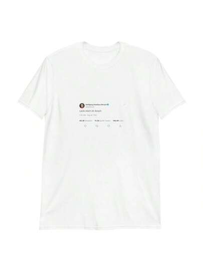 Wolfgang Amadeus Mozart Unisex T-Shirt Classical Music Tee Tweet