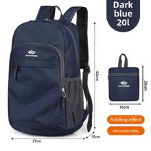 可折叠皮背包登山包超轻防水休闲运动轻便户外旅行背包大小可选皮包夏季夏包春假度假男士包包双肩包旅行必备大包春假步入春天沙滩包旅行包 - 彩色 - 查看 21