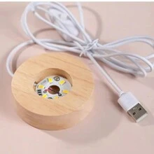 6CM NIGHT LIGHT BALL WITH USB CABLE - SATURNO - View 4