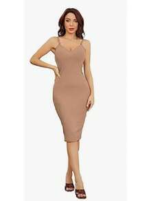 Sleeveless Knitted Dress