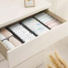 1/2/3/5 件多功能无纺布收纳盒套装，可折叠内衣收纳盒，节省空间的收纳盒，适用于办公桌、抽屉、衣柜卧室、收纳盒、家居收纳，适用于女士白色 T 恤、女士黑色裤子、女士冬装、连衣裙、女士冬装、优雅女士连衣裙、女士白衬衫、长袖、女士白色连体裤、女士春季连衣裙、女士春季服装、春季、春季服装、简约、夏季上衣收纳
