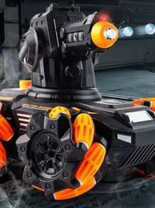 Tanque Control Remoto Gestos Lanza Balas Gel Juguete Niños - Multicolor - Ver 2