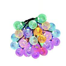 10M 80 Luces LED de colores con bombillas redondas pequeñas para decoración exterior y del jardín - Luces LED impermeables con longitud de 10M, perfectas para decoración de paredes y habitaciones, ideales para entornos festivos de jardín y patio, alimentadas por una caja de baterías (baterías no incluidas)