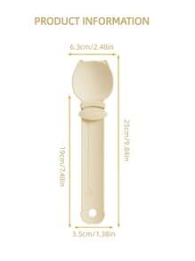 1 件软挤压宠物食品分配器 - 长柄湿食喂食器，塑料宠物零食勺，猫粮喂食工具（不含猫粮）