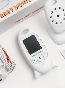 Babá Eletrônica Sem Fio Digital Com Visão Noturna - Branco - Visão 2