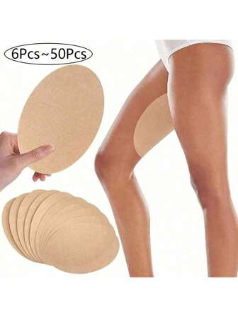 6/10/20/30/40/50Pcs Anti-Chafing Thigh Bands Thigh High Socks Anti-Friction Anti-Chafing Run Walk Beauty Thigh Protection Pads For Women, Anti-Chafing Thigh Pads For Inner Thighs To Prevent Chafing And Friction, Invisible For Men And Women In Summer Summer Cooling,Beach,Travel