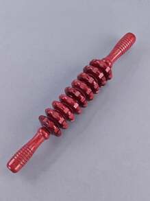 1 件木质滚轮按摩器腹部背部九轮家用身体健身木质按摩轮木纹腿部按摩 - 彩色 - 查看 9