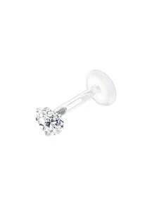 BESTEEL 1 pieza Pendiente de cartílago de hélix frontal, trágus de 16G con rosca interna, anillo Monroe para el labio de 8MM, joyería de piercing corporal