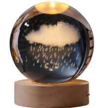 6CM NIGHT LIGHT BALL WITH USB CABLE - NUBE DE LLUVIA - View 2