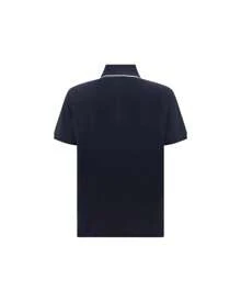 Gucci Men Cotton Polo Shirt Short Sleeves - 藍色 - 查看 2
