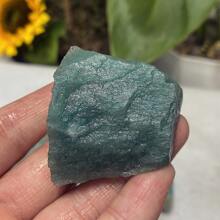 1 件天然亚马逊石水晶原石、石英水晶 DIY 用品、矿物标本、水晶脉轮疗愈、男女礼物、独特天然石、随机发货 - 藍色 - 查看 6