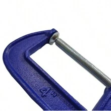 Kit 2 Type C Sergeant Clamps 4 Inches Lightweight Reinforced Iron - 藍色 - 查看 7