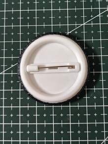 1 pieza Broche de imperdible con diseño de estrella de 4,4 cm/1,73 pulgadas, estilo Y2K, ideal para sujetar en ropa, bolsos, mochilas, regalo divertido para amigos y familia