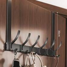 New Punch-Free Door Hooks, Over-The-Door Hangers, Extended Door-Mounted Clothes Hanging Racks, A Must-Have For Hanging Clothes. They Are Perfect For Bedroom Storage And Organization.,Over The Door Organizer,Clothes Hook,Wall Coat Hanger,Wall Adhesive Hook,Wall Organizer,Hanger Set,Photo Frame Wall - Multicolor - View 10