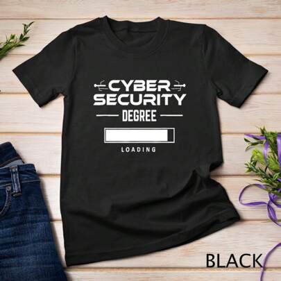 Funny Cybersecurity Cybersecurity Degree Loading Gift IT T-Shirt