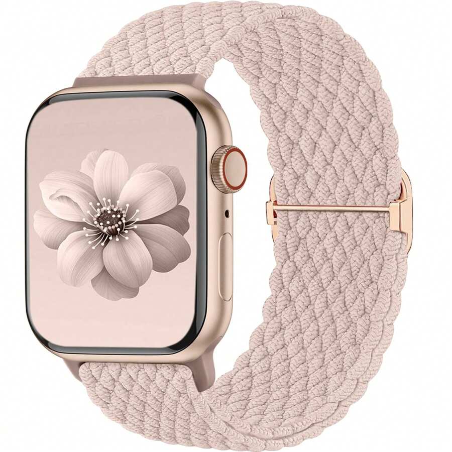 编织弹力单环表带,兼容 38mm、40mm、41mm、42mm、44mm、45mm、46mm、49mm 手表,男女通用;星空尼龙弹力表带,兼容 Ultra 2 系列、10、9、8、7、6、SE、5、4、3、2、1 等型号,是返校学生的理想礼物。 - 肉粉 - 查看 1
