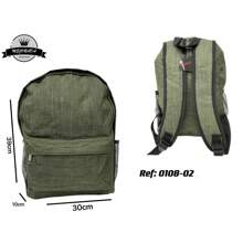 MEJORADA IMPROVED 0108 - Durable Polyester Backpack, Size 39x30x10 Cm, Lightweight And Functional For Daily Use - 橄欖綠 - 查看 4