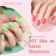 JR Set de 9 piezas de 15ml de Esmalte de Uñas en Gel, diseño con lazo de Día de San Valentín en el frasco y la tapa, para curar con lámpara UV/LED, regalo para niñas - Multicolor - Ver 5