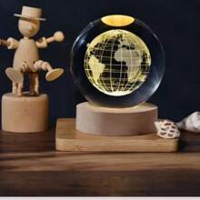 6CM NIGHT LIGHT BALL WITH USB CABLE - TIERRA - View 1