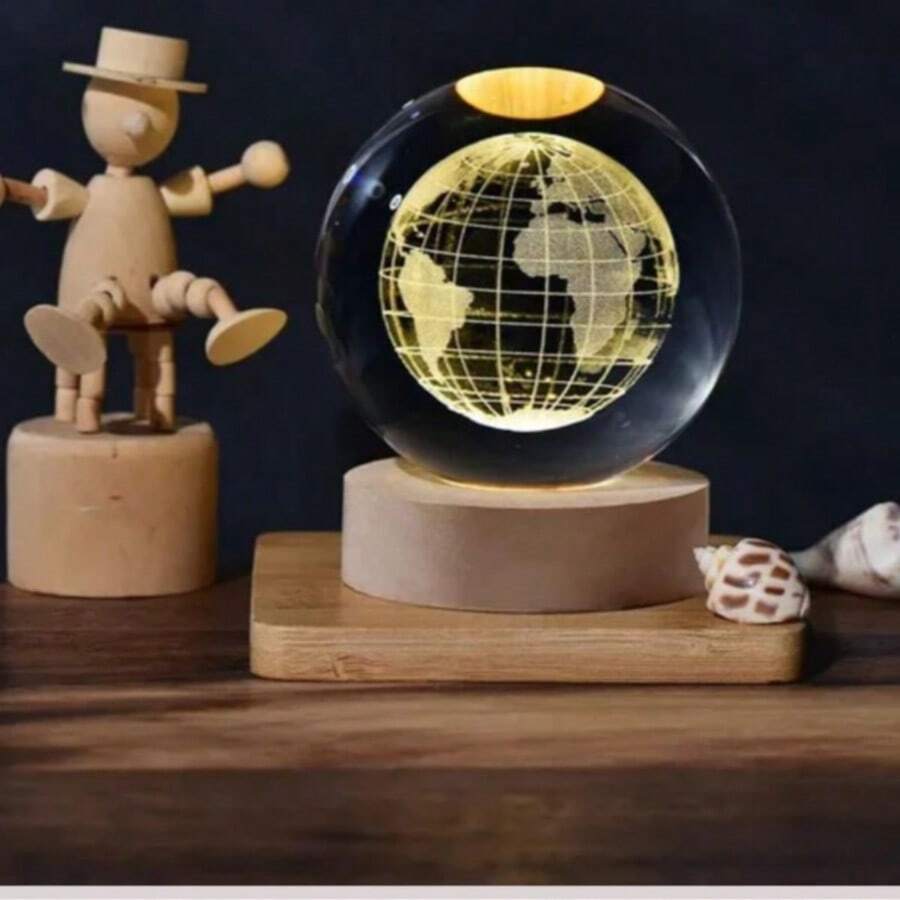 6CM NIGHT LIGHT BALL WITH USB CABLE - TIERRA - View 1