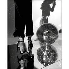 1pc Black And White Disco Ball 70 Head Bachelorette Party Poster And Canvas Printing Wall Art Picture For Room Home Decor No Frame
