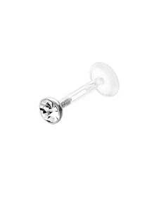 BESTEEL 1 pieza Pendiente de cartílago de hélix frontal, trágus de 16G con rosca interna, anillo Monroe para el labio de 8MM, joyería de piercing corporal