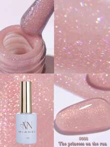 MIANEL 12 ML Serie rosa, blu, bianca e verde con smalto gel glitterato, nuova collezione 2025 Yun Brocade Diamond Gel Polish, colori più venduti in estate e primavera, adatti per unghie rosa, verdi, bianche, richiedono lampada UV per asciugatura, adatto per arte di unghie in salone e fai-da-te