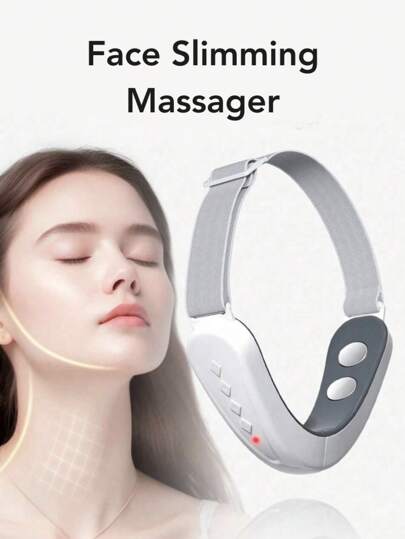 Masajeador eléctrico para la cara y el cuello, con 5 modos y 12 niveles de intensidad ajustables, adecuado para uso doméstico y de viaje, ideal como regalo de vacaciones