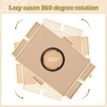 TALGIC - Mesa de rompecabezas con 6 cajones y patas, 1500 piezas plegable con cubierta y mesa giratoria ajustable para adultos - 1 - Ver 5