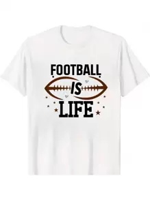 100% Cotton Unisex "Football - Centric Life" T - Shirt