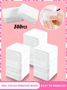 Nail Remover Pads,20-1200 PCS Lint-Free Nail Polish Remover Wipes - Non-Woven Soft Pads For Gel Polish, Eyelash Extensions & Nail Art | Professional Salon-Grade Wiping Pads, Gentle Makeup Remover For Manicure, Pedicure & Lash Glue,Nail Supplies,Nail Art Tools