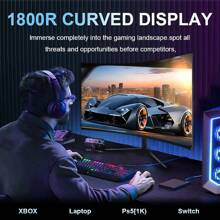 This 32-Inch 1K-240HZ-1800R Gaming Monitor Is The Perfect Partner For Gaming Computers. With A High Refresh Rate Of 240Hz, The Picture Is Extremely Smooth. The 1800R Curved Design Brings An Immersive Experience. It's A Surprise Gift For Friends And Family On Christmas Carnival. Enjoy The Ultimate Gaming World. - 查看 2