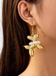 1 对 CCB 女士时尚可爱耳钉，适合派对、休闲和各种场合 - 小狗 - 查看 6