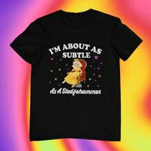 Funny Shirt  Rude Shirt  As Subtle As A Sledghammer  Offensive Shirt  Gift For Her  Sassy Shirt